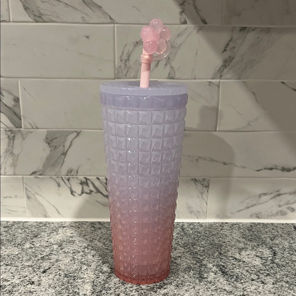NWT Starbucks Limited Edition Cherry Blossom Cold Cup Gradient Pink 24oz - Picture 13 of 13
